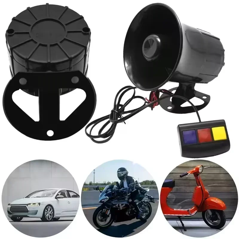 Emergency Whistle Loud - 12V 3-toon geluid luid auto claxon