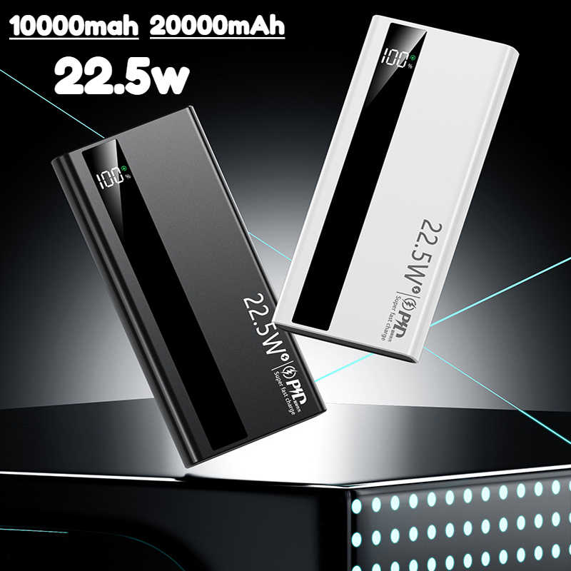 Solar Emergency Charger - 20000 mAh Power Bank Snel opladen