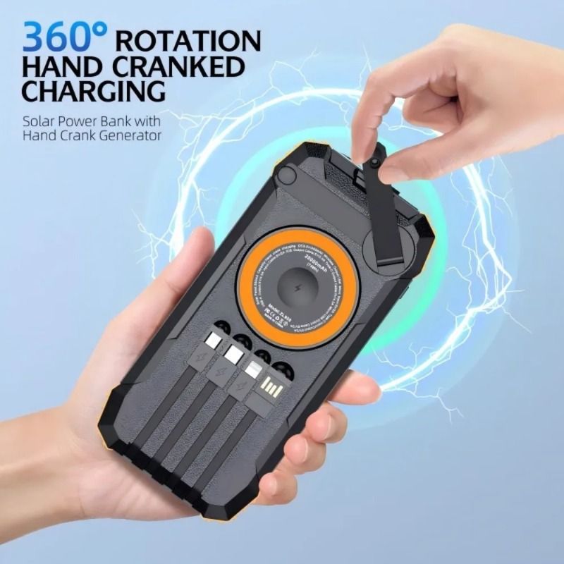 50000mAh Solar Powerbank voor  - Solar Emergency Charger recensie en prijs