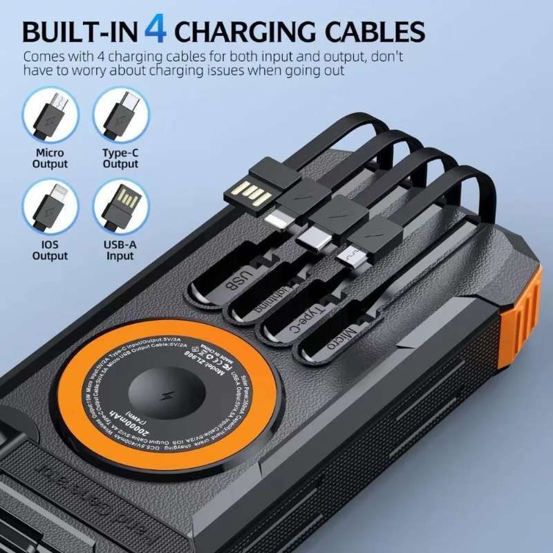 50000mAh Solar Powerbank voor  - Solar Emergency Charger recensie en prijs