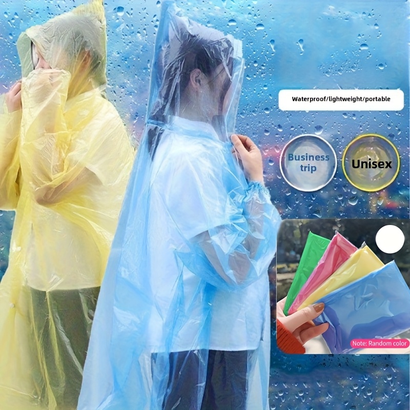 5/10 stuks wegwerp waterdichte - Emergency Poncho Rain recensie en prijs