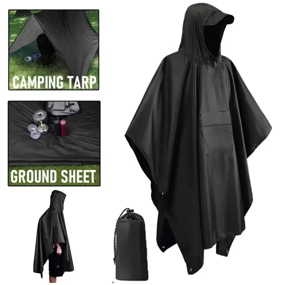 Outdoor multifunctionele 3-in- - Emergency Poncho Rain recensie en prijs