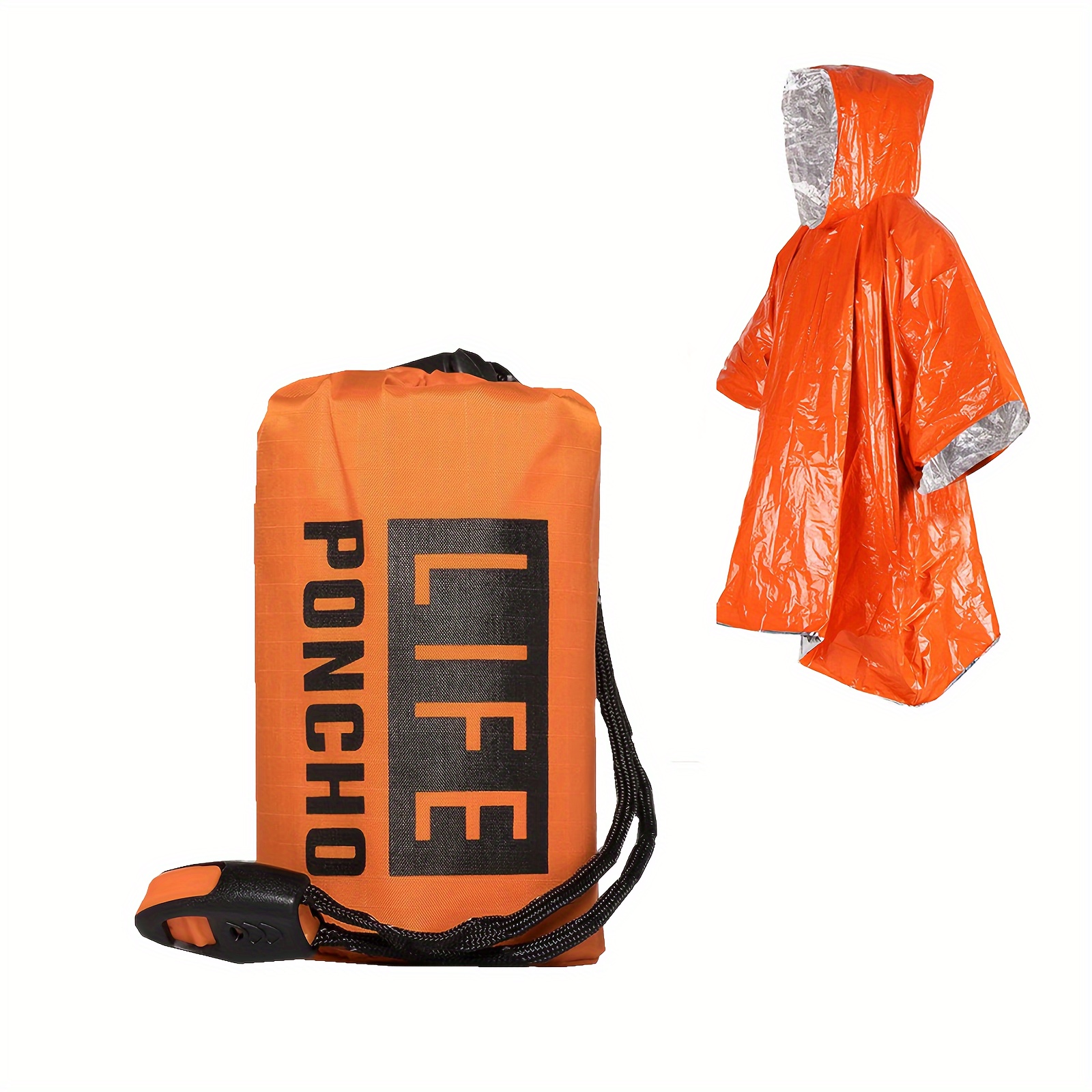 Emergency Survival Rain Poncho - Survival Blanket Reflective recensie en prijs